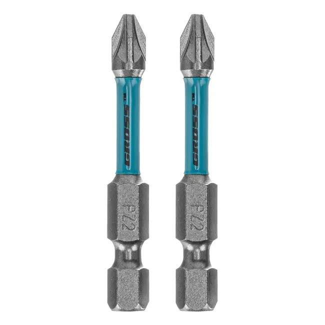 Набор бит торсионных PZ2x50 мм 2 шт GROSS 11488