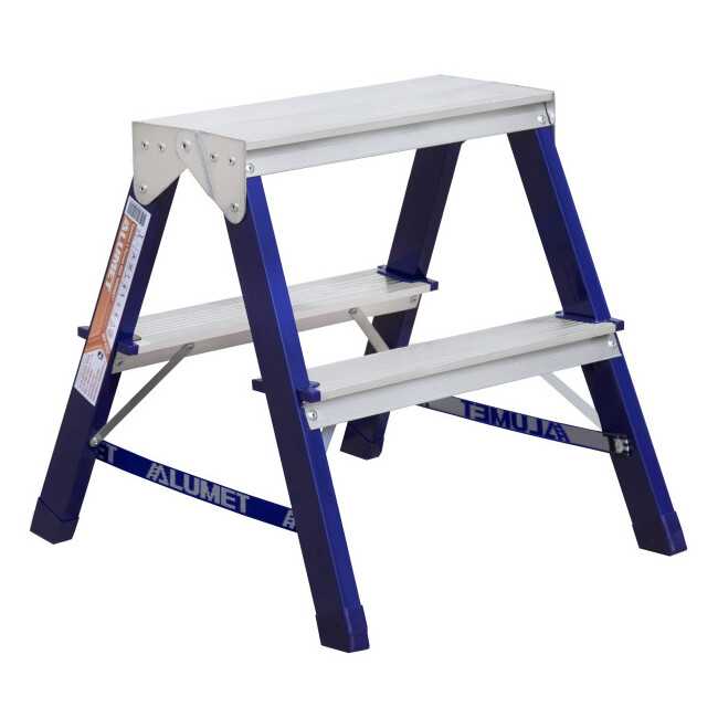 Стремянка 2 ступени ALUMET MD 8202