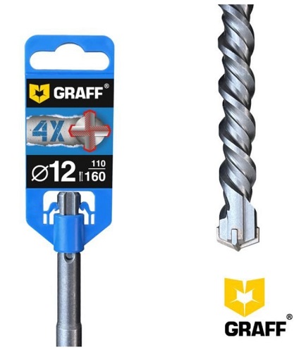 Сверло по бетону SDS+ 12х110 мм GRAFF 62412160
