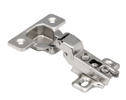 Петля полунакладная 08 Slide-on 45 мм, без еврошурупа с креплением Н-0, AKS 