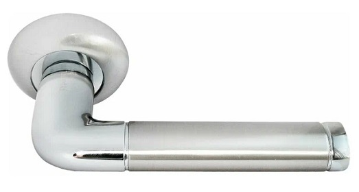Ручка дверная RAP 2 (SN/PC) Rucetti 