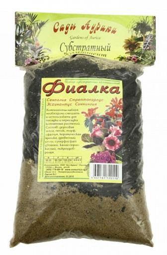 Субстрат компонентов Фиалка Сады Аурики 1л