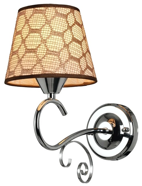 Светильник настенный HONEY 1xE14x40W хром 1-014910, Powerlight