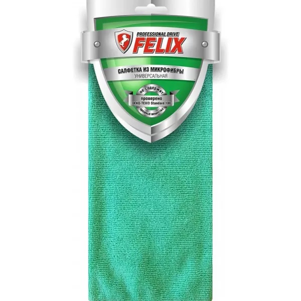 Салфетка для автомобиля Универсальная (микрофибра), 40х30 см, Felix 411040071