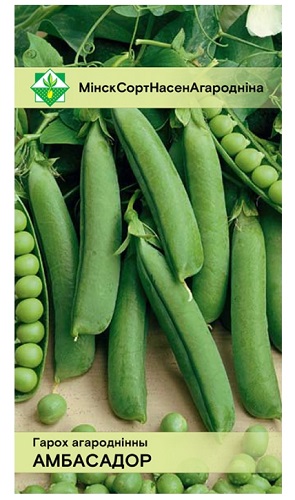 Горох Амбассадор овощной 10г МинскСортСемОвощ
