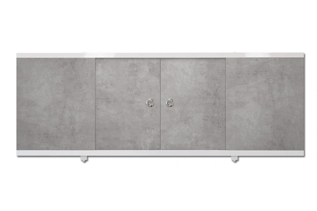 Экран под ванну Купе Бетон 1500 мм МетаКам