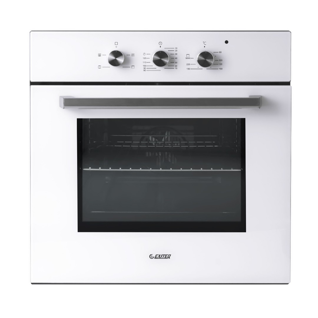 Духовой шкаф электрический встраиваемый EXITEQ F 41 MR WHITE GLASS