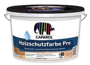 Краска фасадная и интерьерная акрилатная для древесины Caparol Holzschutzfarbe Pro 