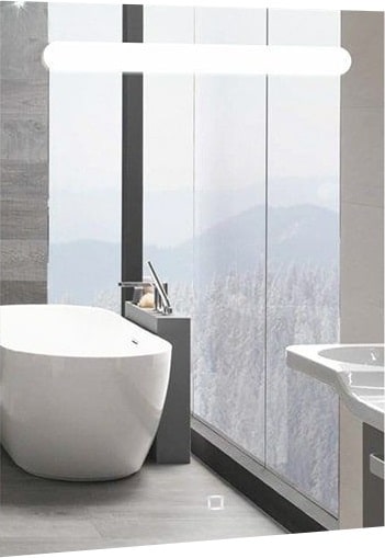 Зеркало с подсветкой 600x800мм Фаворит - эконом Silver Mirrors