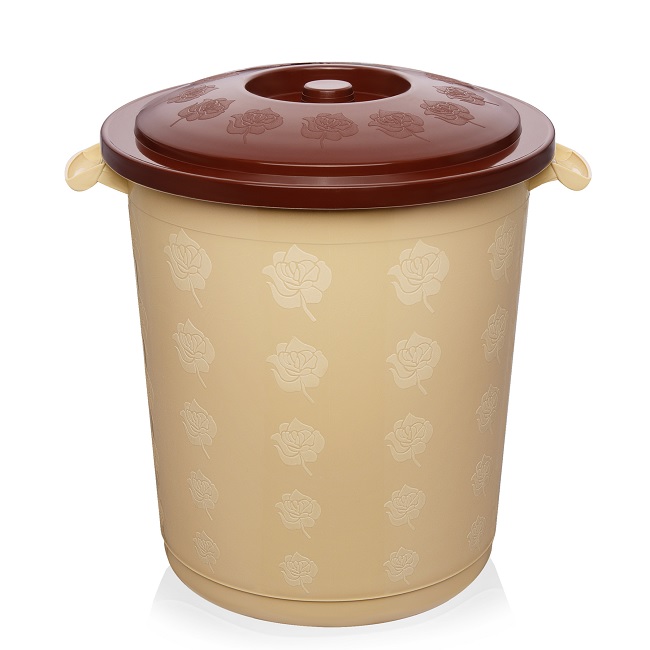 Бочка пластиковая 50л (бежевый) Эльфпласт ЕР013