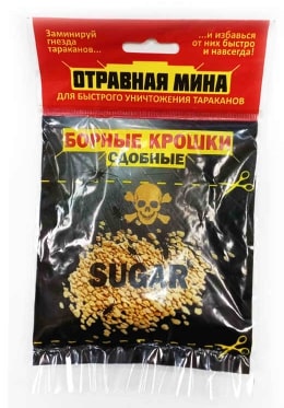 Инсектицидные отравные крошки от тараканов и муравьев 40гр. ДОХЛОКС