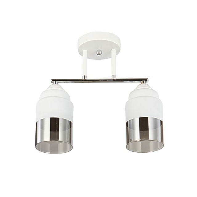 Светильник НПБ 02-2x60-101 6197/2 белый/хром Айтин-Про