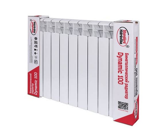 Радиатор биметаллический Standard Hidravlika Dynamic 100 6 секций