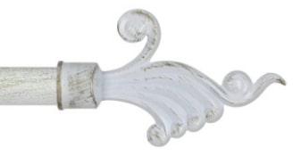 Наконечник Верди 25 мм, белое золото, 1 шт