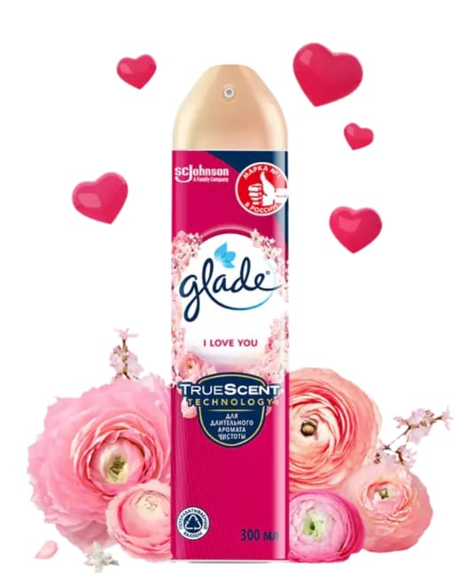 Освежитель воздуха I Love You 300мл Glade