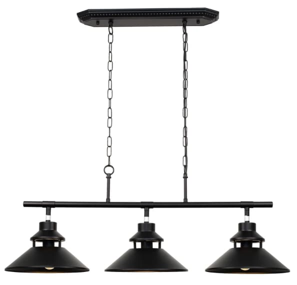 Светильник подвесной POWERLIGHT Retro 3 BLK 1-013030