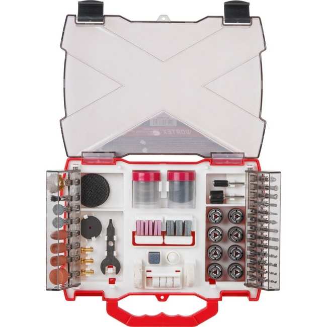 Набор аксессуаров для гравера универсальный 145 предметов WORTEX 13355680