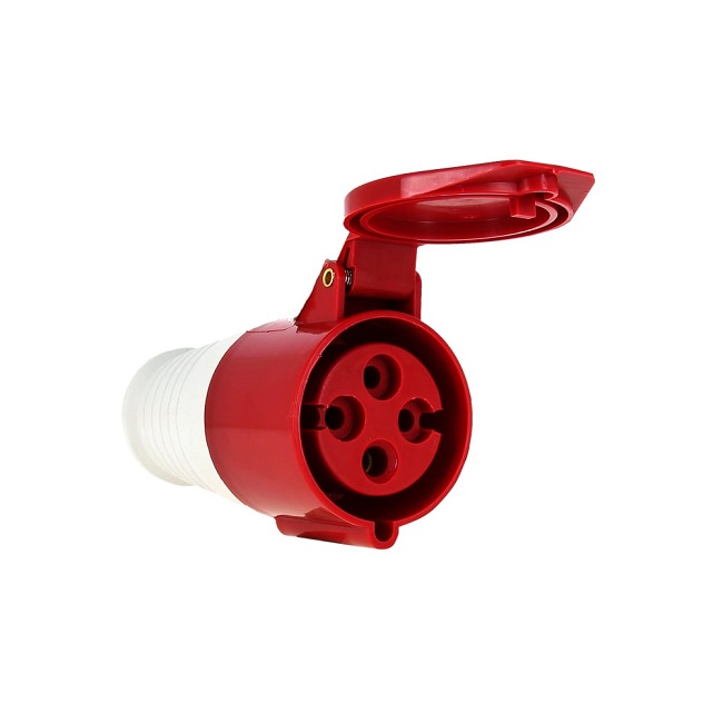 Розетка переносная силовая 3Р+РЕ 16А 380В IP44 ETP