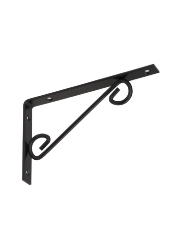 Кронштейн декоративный WOP 200 С 200x125 мм черный, Domax 526801