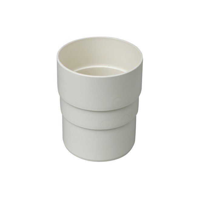 Муфта водосточной трубы Комфорт белый 85 мм Альта-Профиль