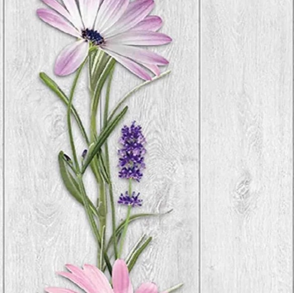 Панель пластиковая (ПВХ) ДекоРуст Горная лаванда 565 25см, длина 2.5м