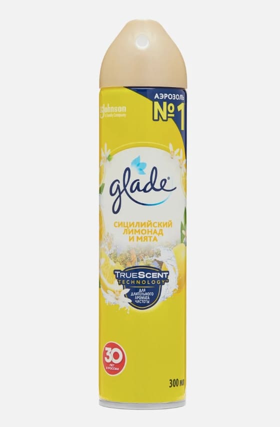 Освежитель воздуха Сицилийский лимонад и мята 300мл Glade