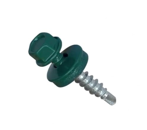 Саморез кровельный 4.8х29 мм зелёный мох, RAL6005, (250 шт) DAXMER