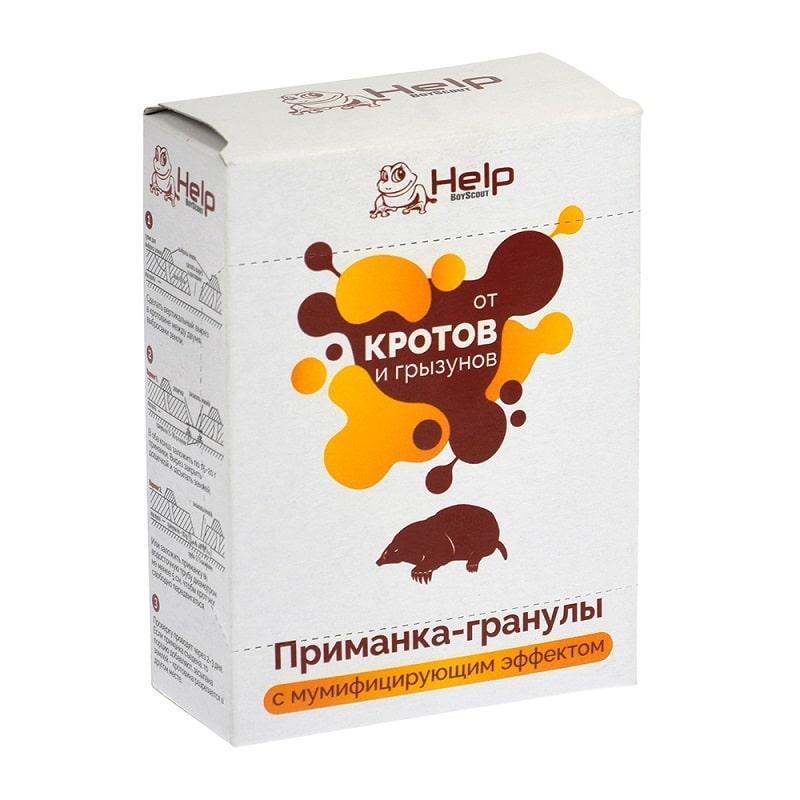 Приманка-гранулы для уничтожения КРОТОВ 100 г Help