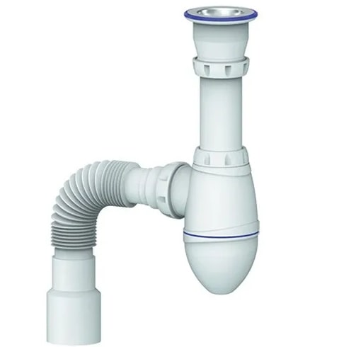 Сифон для умывальника с выпуском с гибкой трубой А220 Unicorn