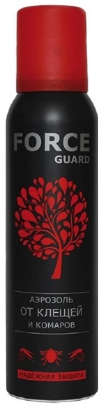 Аэрозоль от КЛЕЩЕЙ И КОМАРОВ 150 мл Force Guard