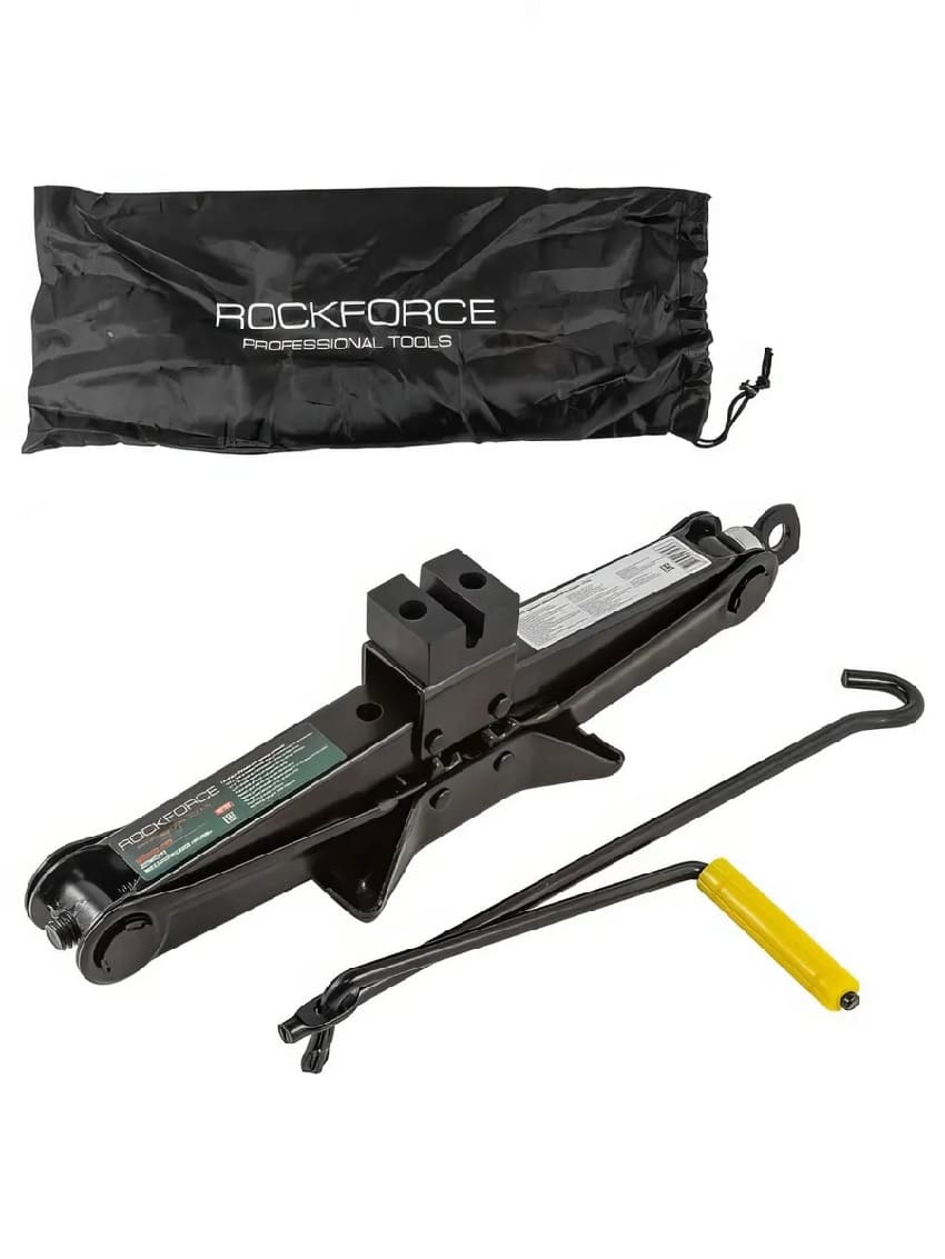  Домкрат механический 2т RockFORCE 