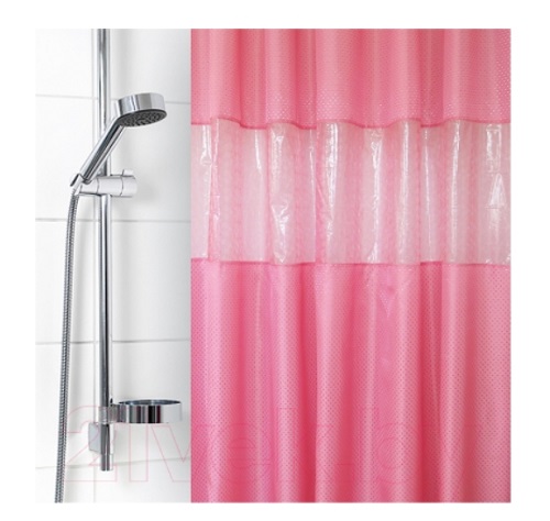Занавеска для ванны Престиж 180х170см Vilina 7062-PINK