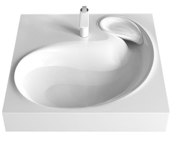 Умывальник SOFT 60 CS00078299 для установки над стиральной машиной 607x601x110 мм AZARIO