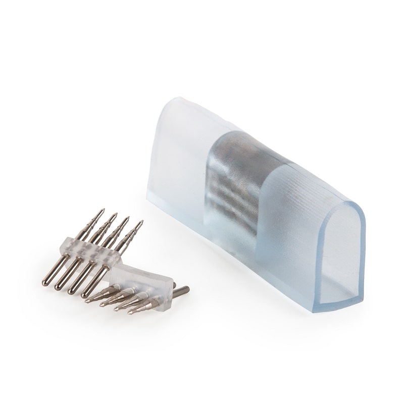 Переходник для одностороннего неона LS001 220V 5050 RGB Elektrostandard