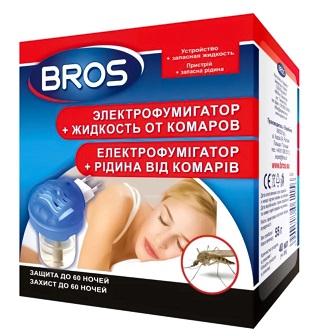 Жидкость для электрофумигатора от комаров (60 ночей) BROS