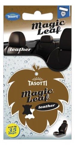 Ароматизатор автомобильный Tasotti Magic Leaf кожа