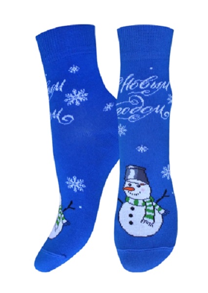 Носки детские 3079 рис.8047 ярко-синий, Брестский чулочный комбинат