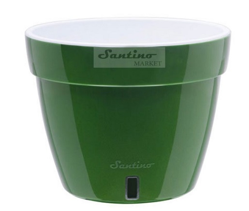 Горшок двойной 4 л ASTI Зеленый-золото-Белый 