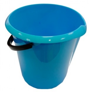 Ведро с ручкой 10л, сине-бирюзовый Ведро с ручкой 10л, сине-бирюзовый