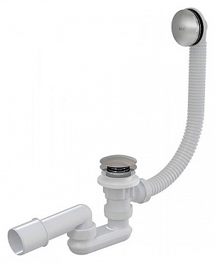 Сифон для ванны click/clack, ALCAPLAST A504CKM-BL-01