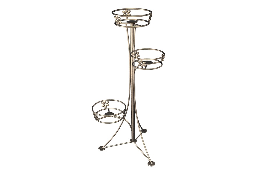 Цветочница Стелла 3 (ПОДСТАВКА ДЛЯ ЦВЕТОВ НА 3 ВАЗОНА) Лиана