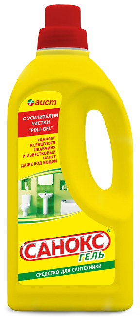 Средство чистящее для ванны АИСТ Санокс гель 1100 г