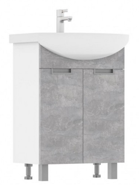 Тумба напольная Vario Z.60.2D Volna с умывальником Балтика 60