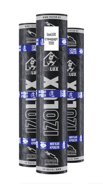 Материал кровельный IzoLUX стандарт ТПП К-СТ-БЭ-ПП/ПП-3,5 кг 10 м2