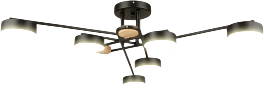 Светильник N4498/6 черный Айтин-Про