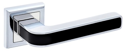 Дверная ручка Nova FTZ26-E380 (CP/BLACK) VELA