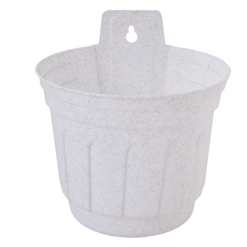 Вазон настенный Рина 16 см белый флок 112059БлФл Алеана