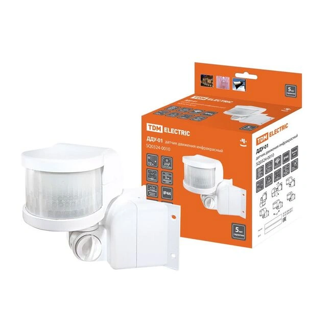 Датчик движения инфракрасный угловой TDM Electric SQ0324-0010