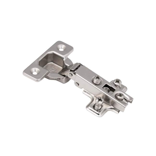 Петля накладная с доводчиком 100° 45мм H-0 slide-on AKS 37577 (еврошуруп)