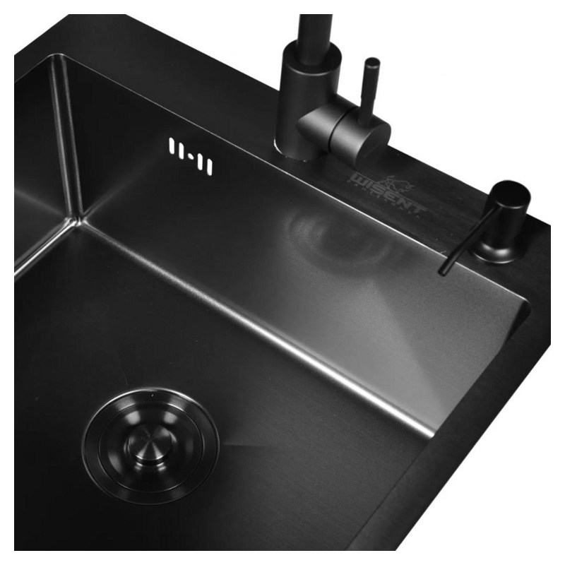 Мойка кухонная Графит GER013 Wisent WGS-35050B